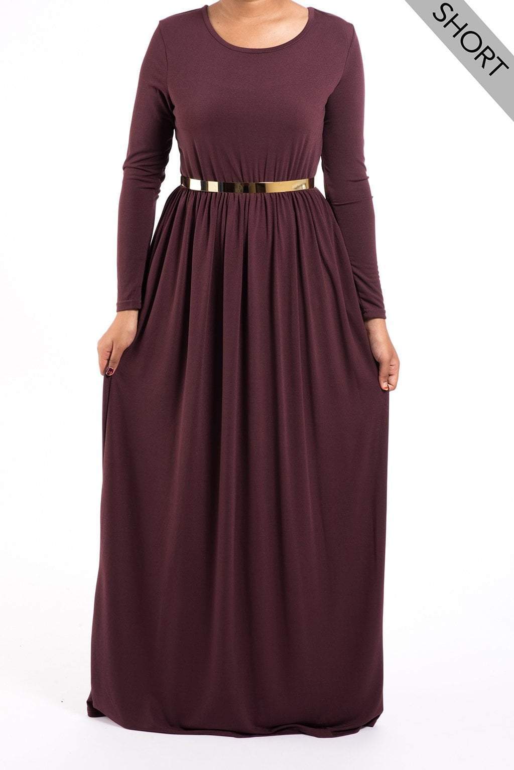 Vamp Milk Silk Maxi Dress / (SHORT) Kabayare