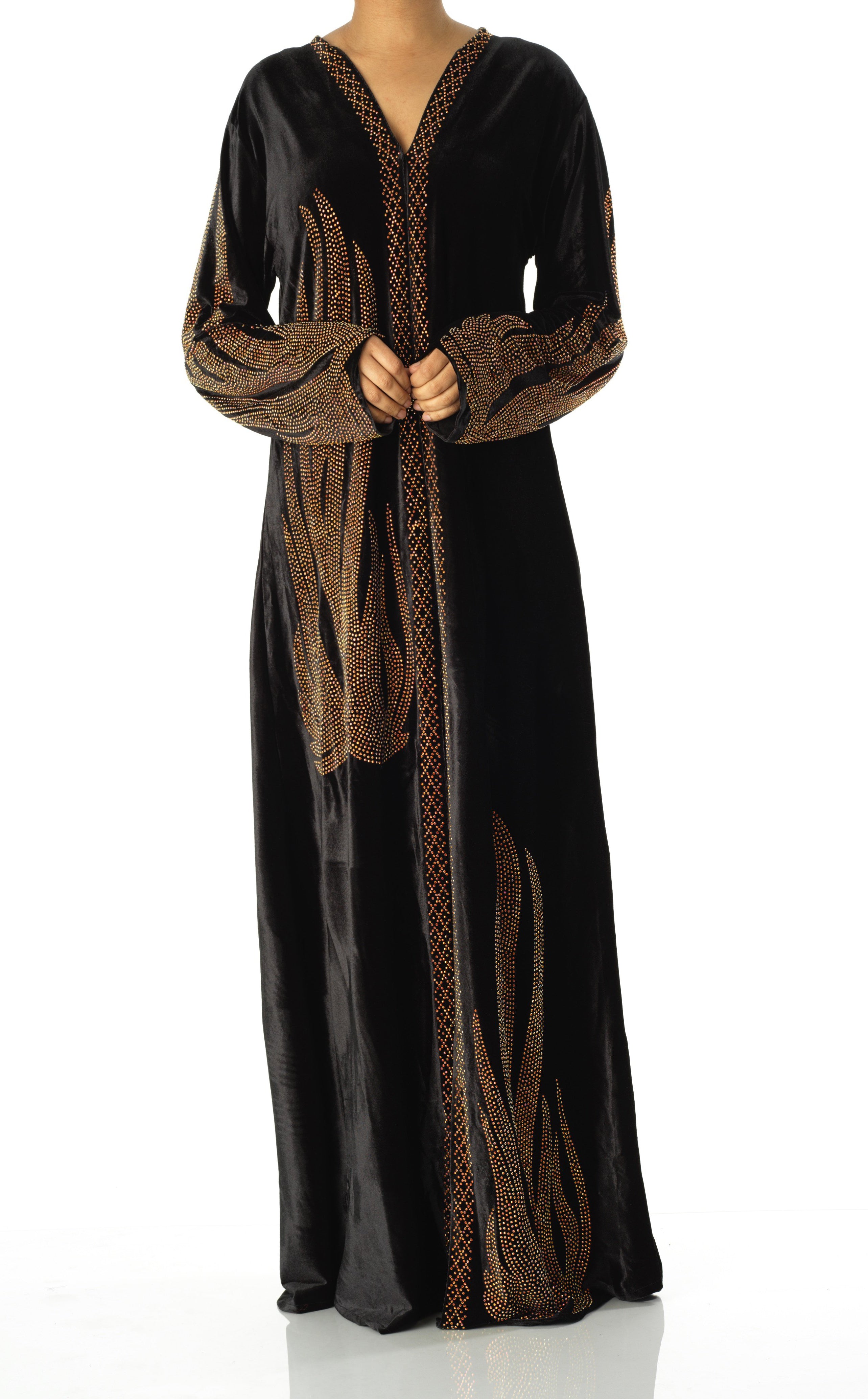 Velvet kimono abaya Kabayare