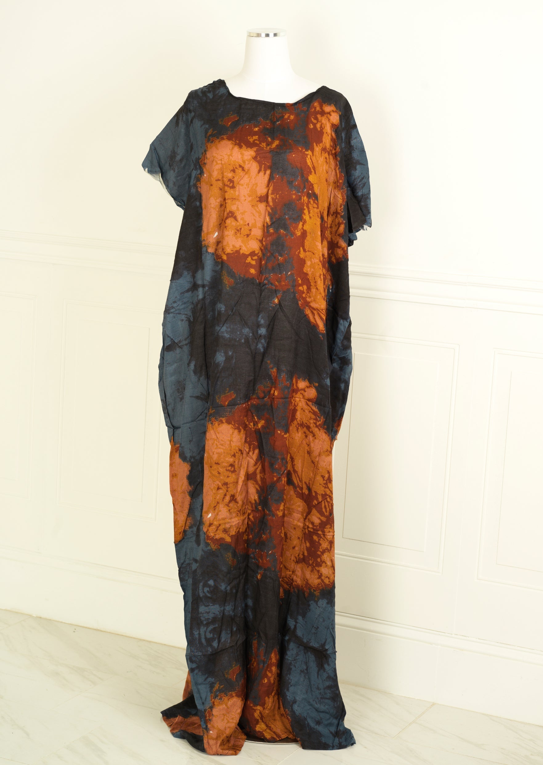 volcano tie dye bati dress KF
