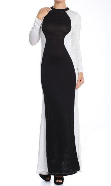 White Curve Appeal Maxi Dress Kabayare