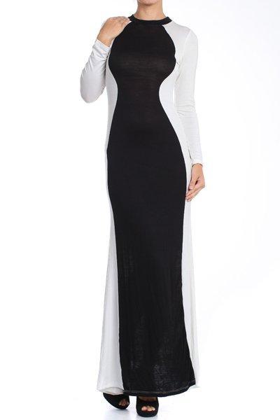 White Curve Appeal Maxi Dress Kabayare