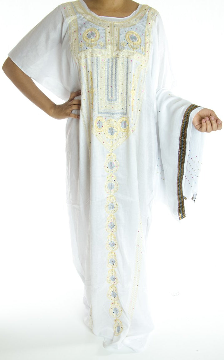 white embroidery Bati Kabayare