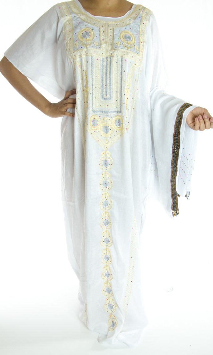 white embroidery Bati Kabayare