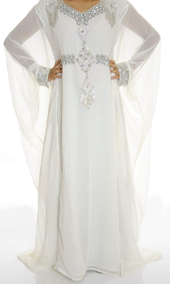 White JILABIYA KHALEEJI Kabayare