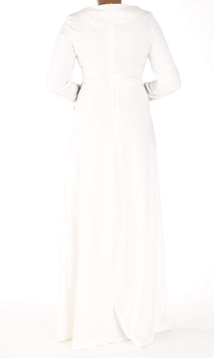 White lace detail dress Kabayare