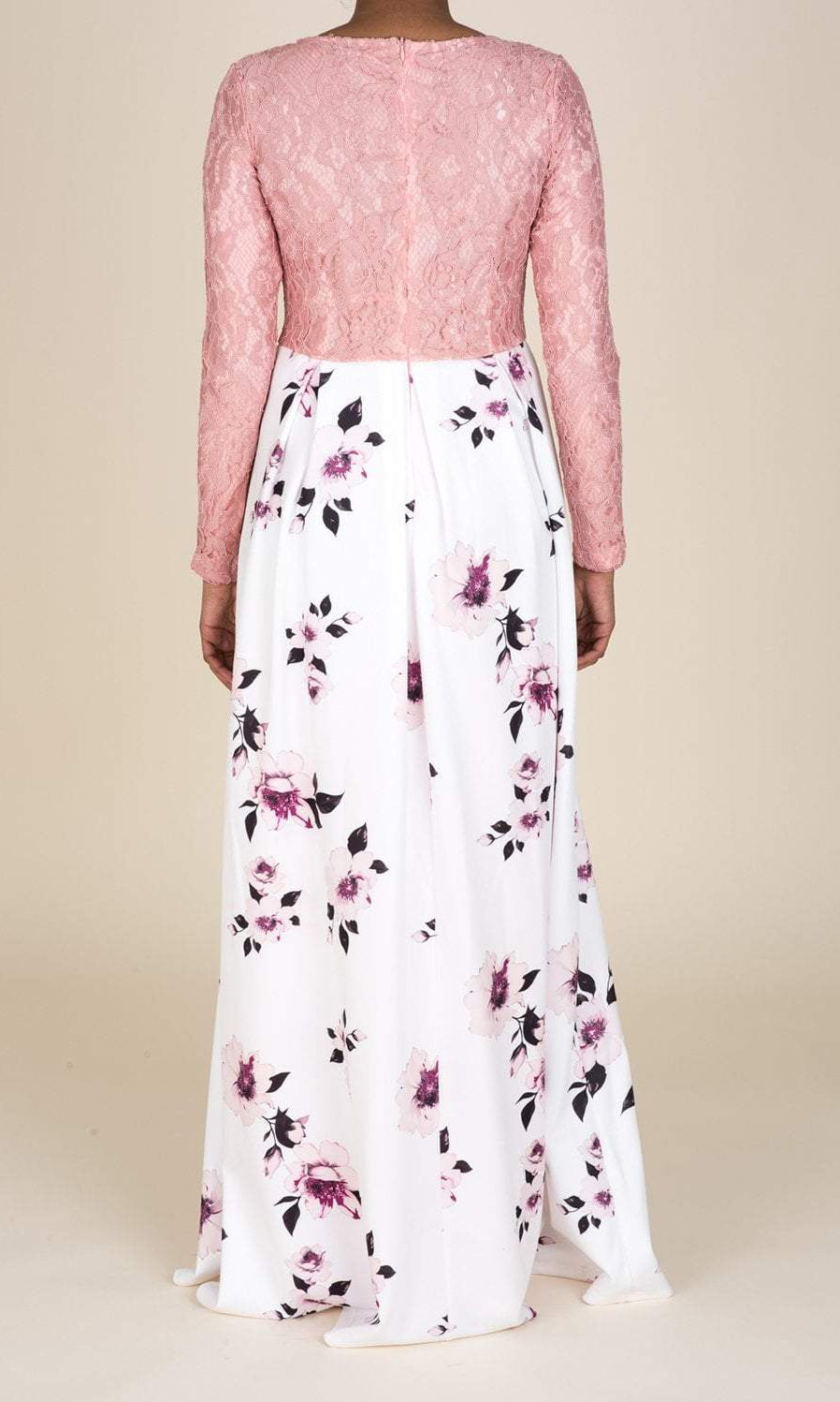 White Mixed Love Maxi Dress Kabayare