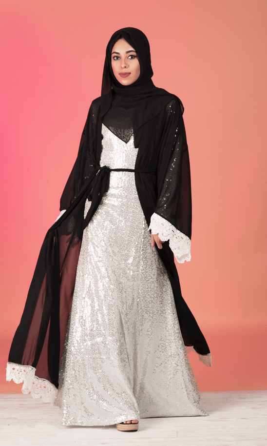White Sequin dress Kabayare