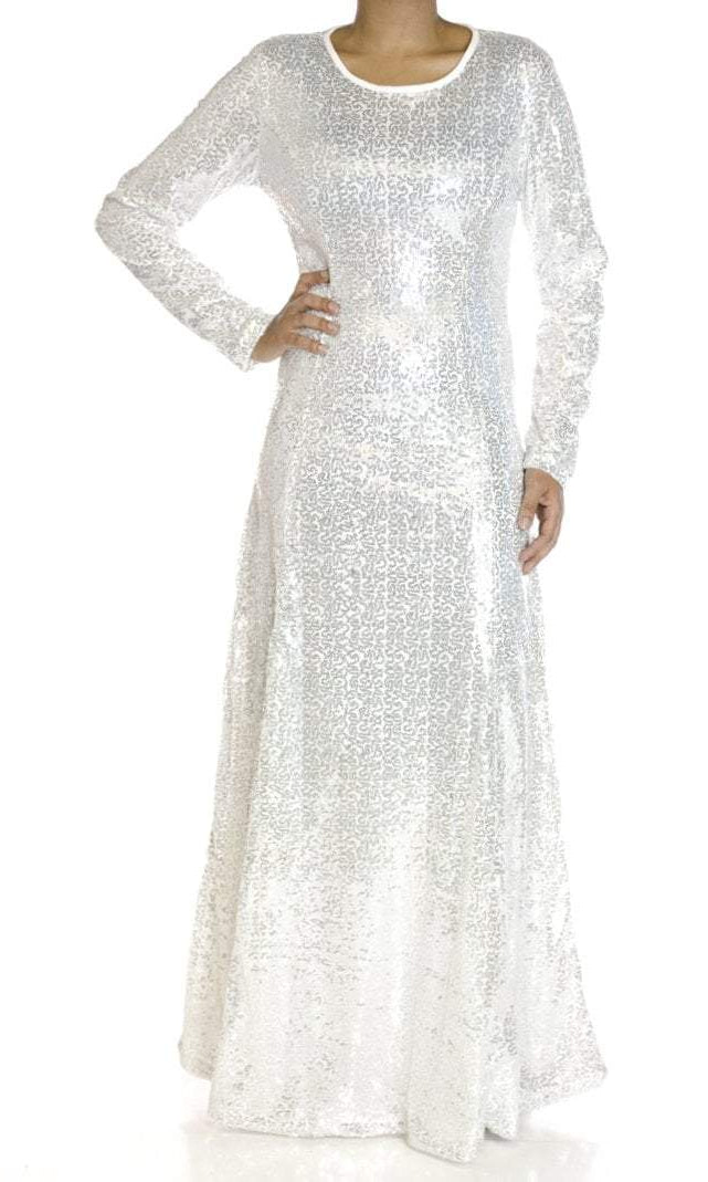 White Sequin dress Kabayare