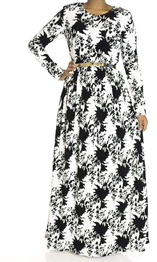 White velvet burnout dress Kabayare