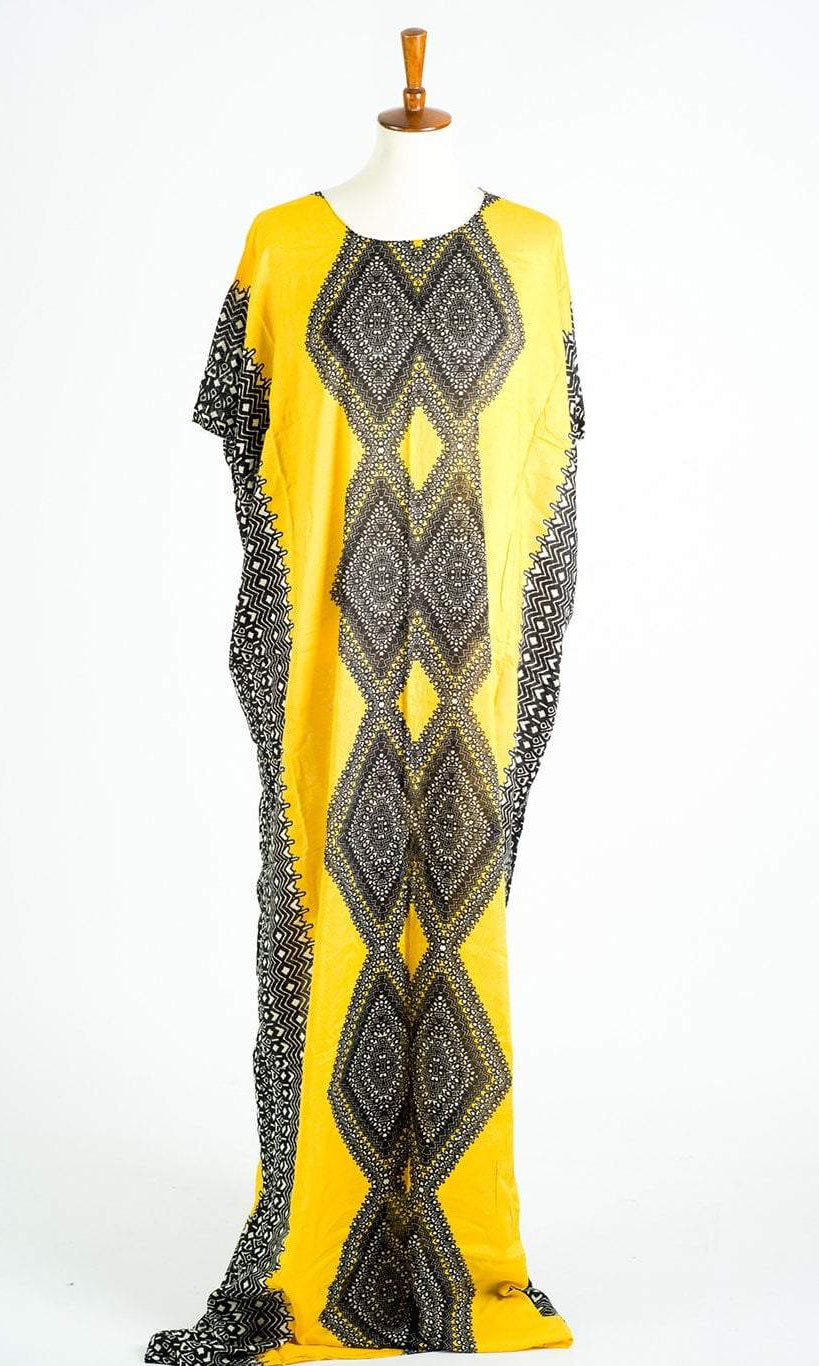 Yellow poker bati dress Kabayare