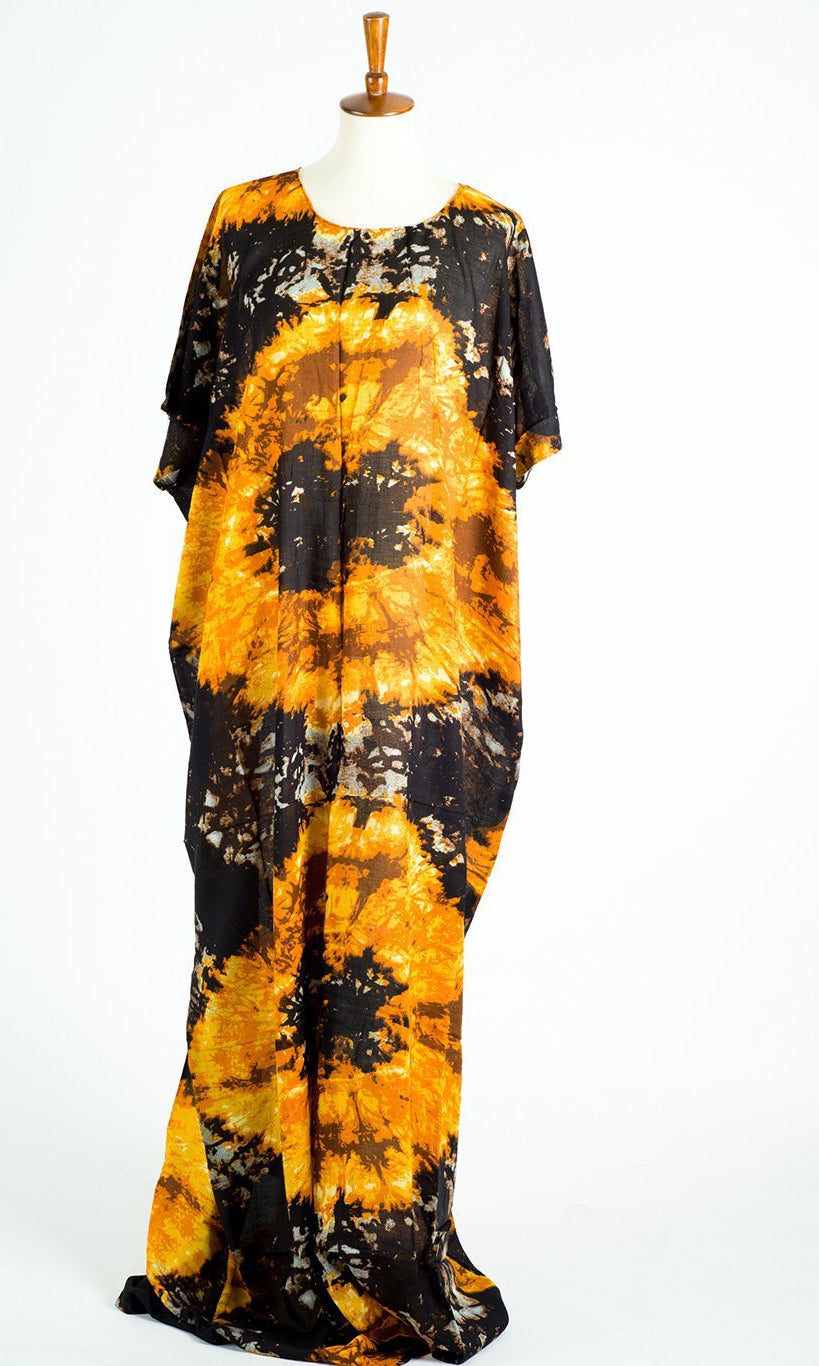 yellow Summer Blaze Bati Dress Kabayare