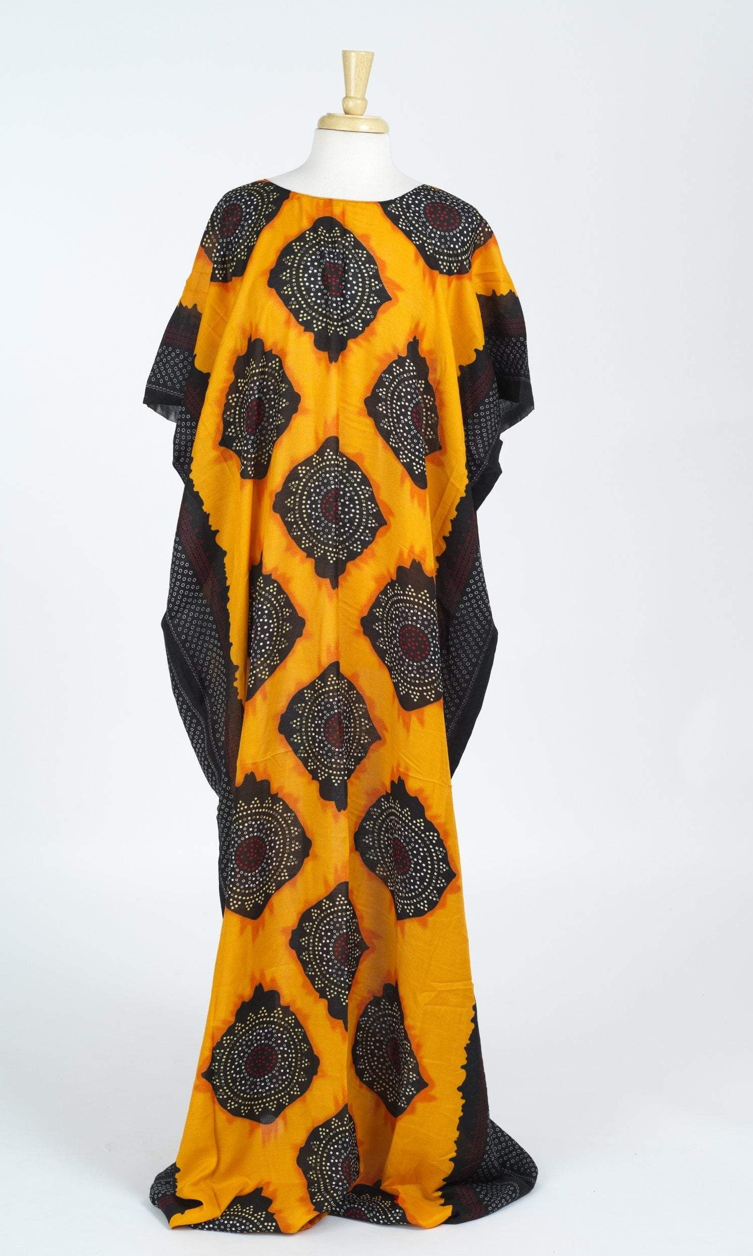 Yellow traditional Bati Dress Kabayare
