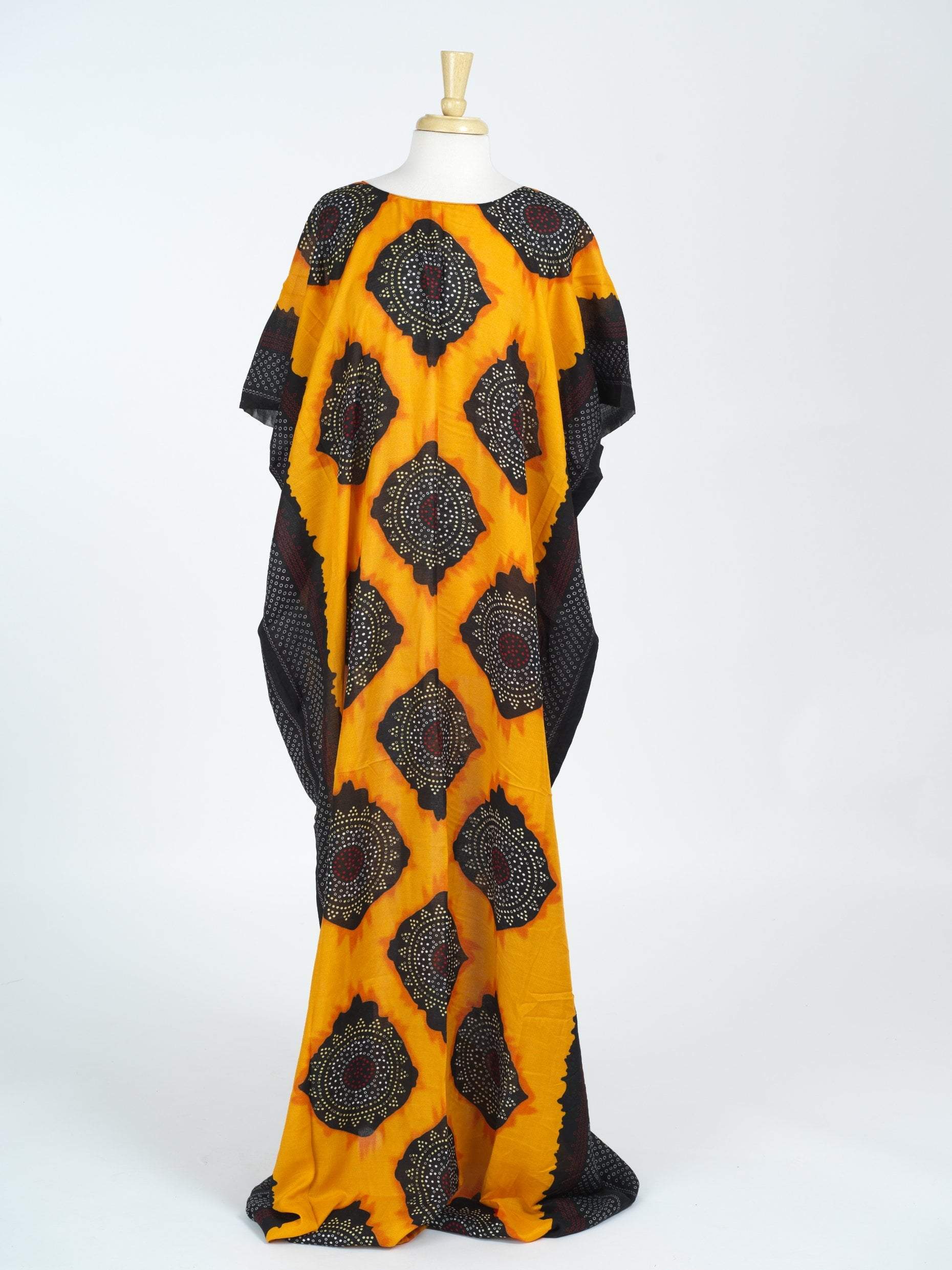 Yellow traditional Bati Dress Kabayare