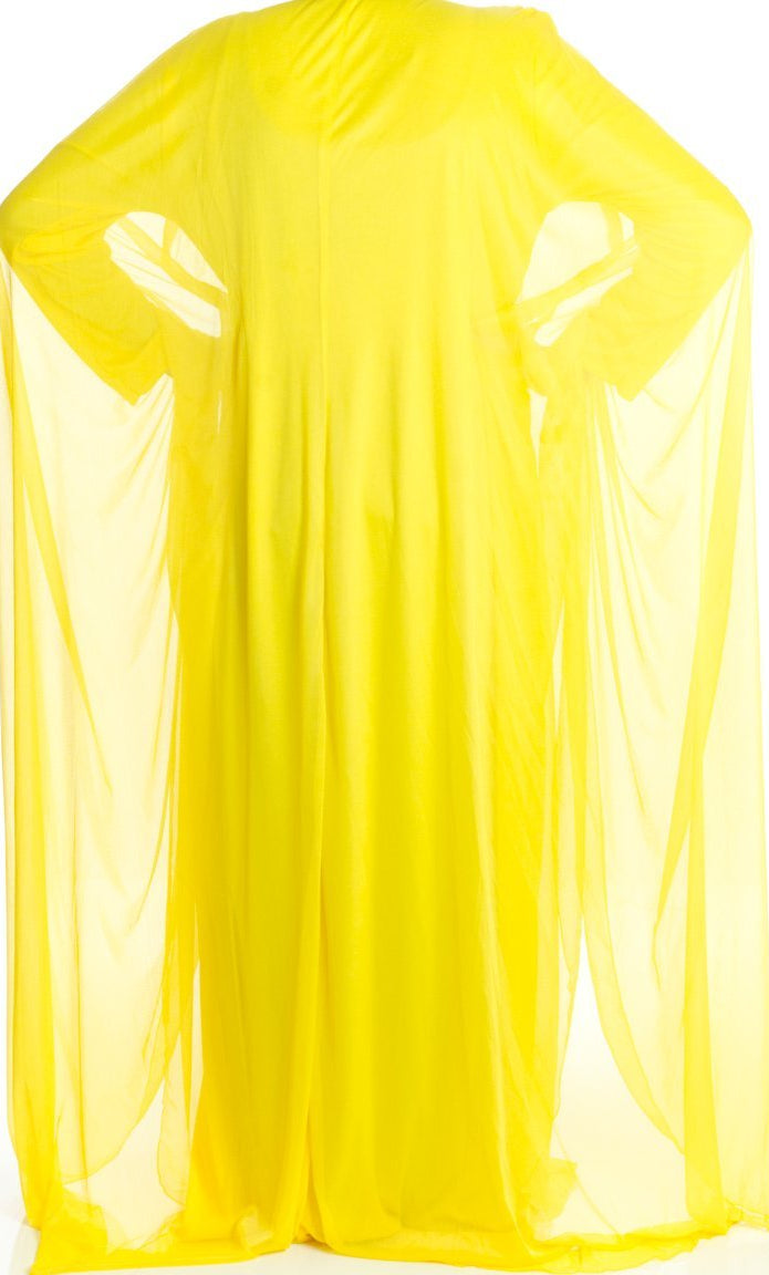 Yellow Valet Butterfly Kaftan Kabayare