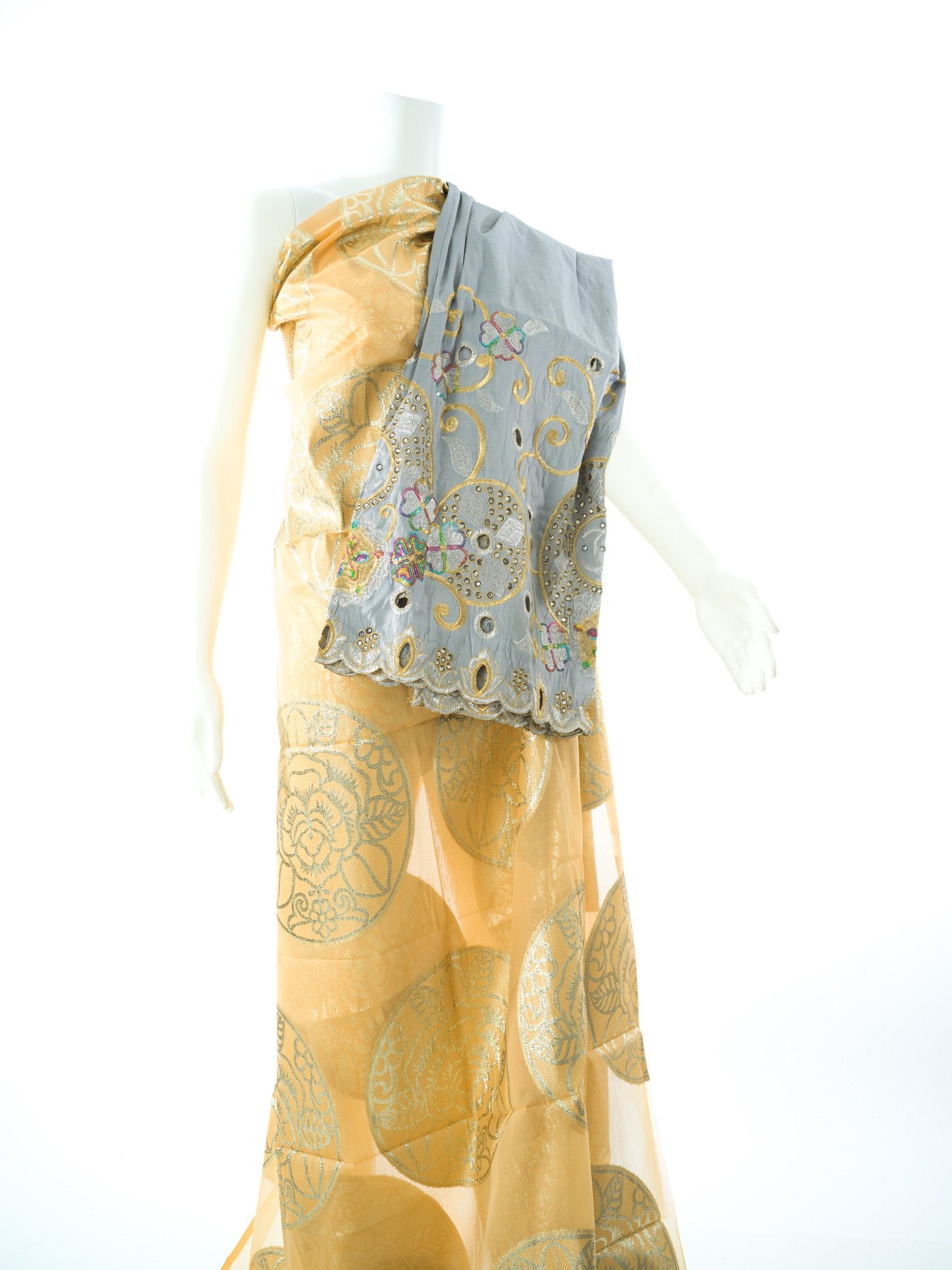 Yellowish Tan universe fransawi inspired Dirac set Kabayare
