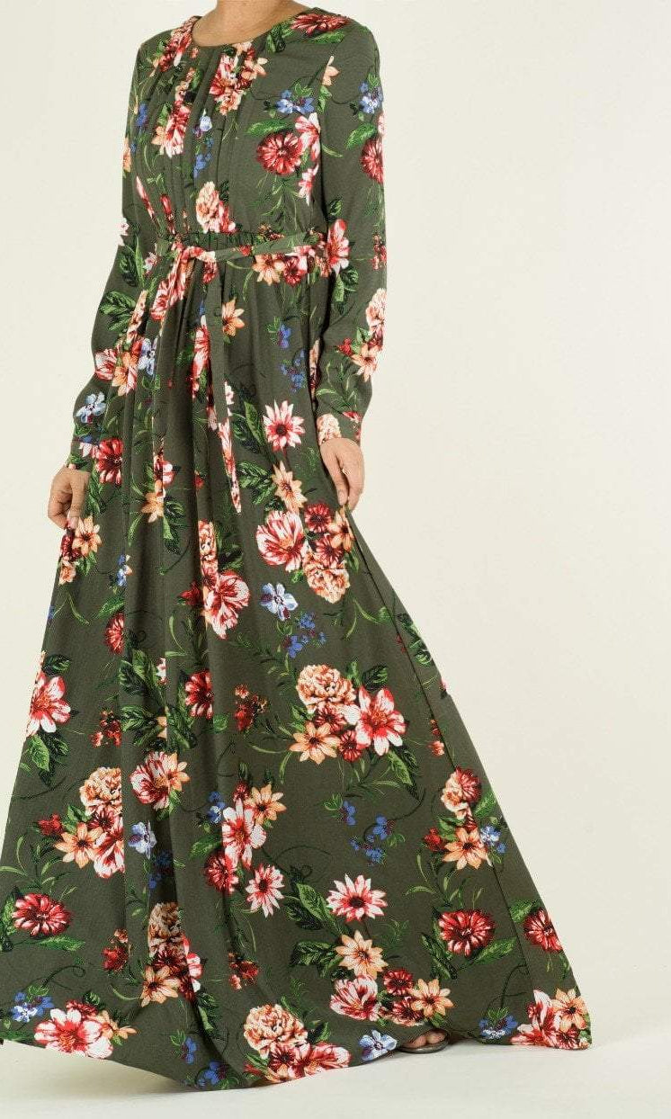 Zaara long sleeve maxi dress Kabayare