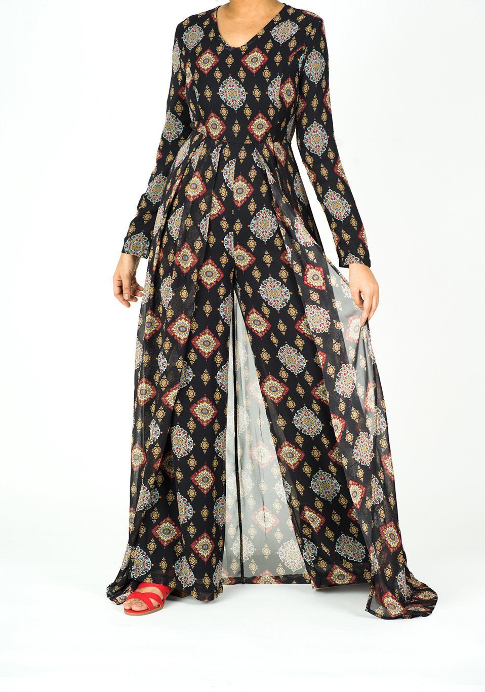 Zenovia long sleeve playsuit Kabayare