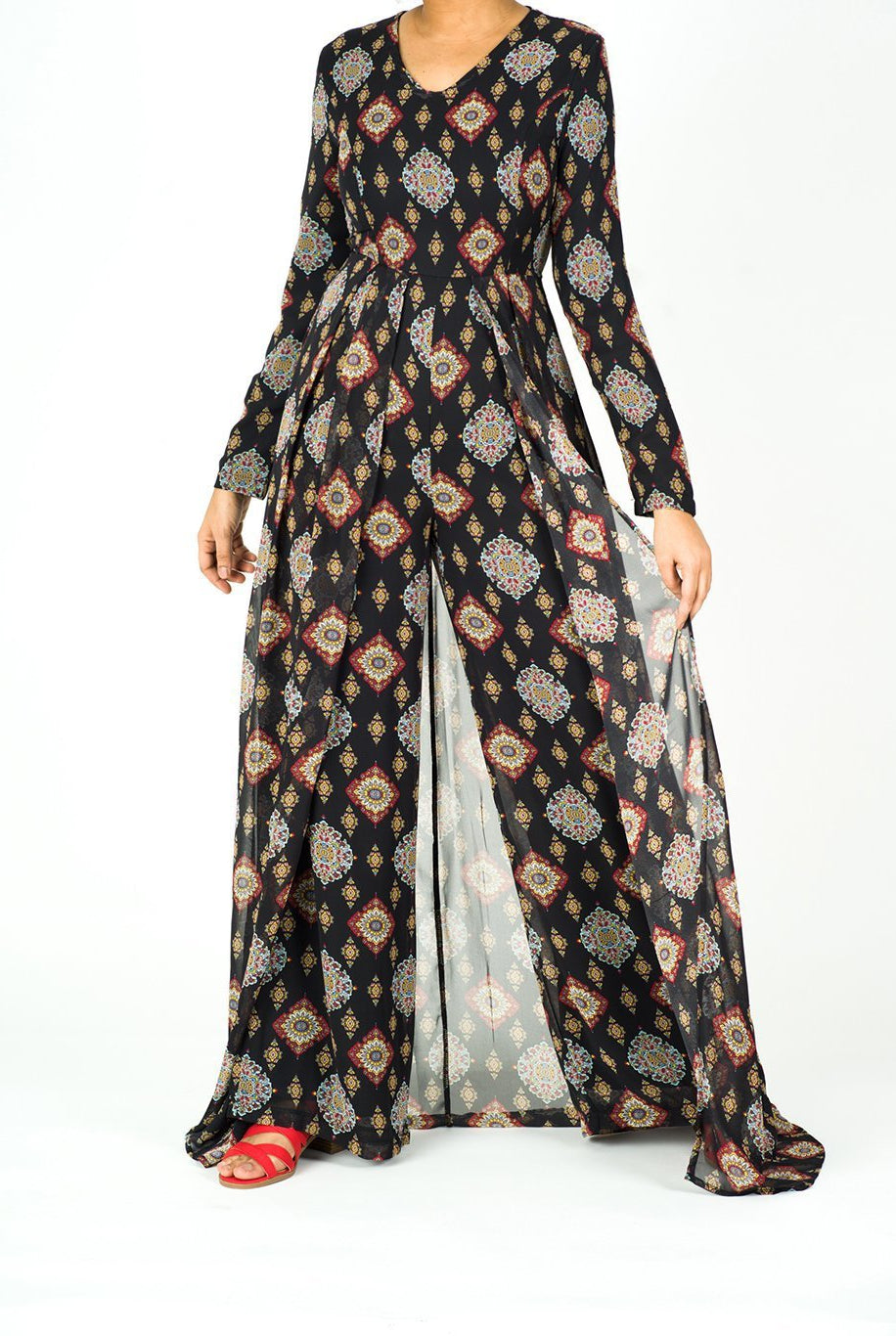 Zenovia long sleeve playsuit Kabayare