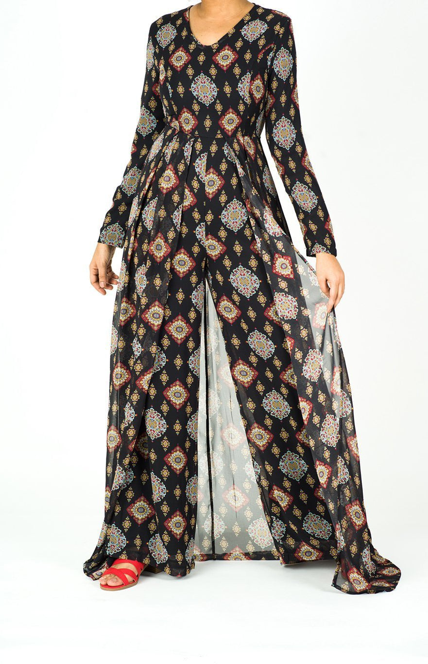 Zenovia long sleeve playsuit Kabayare