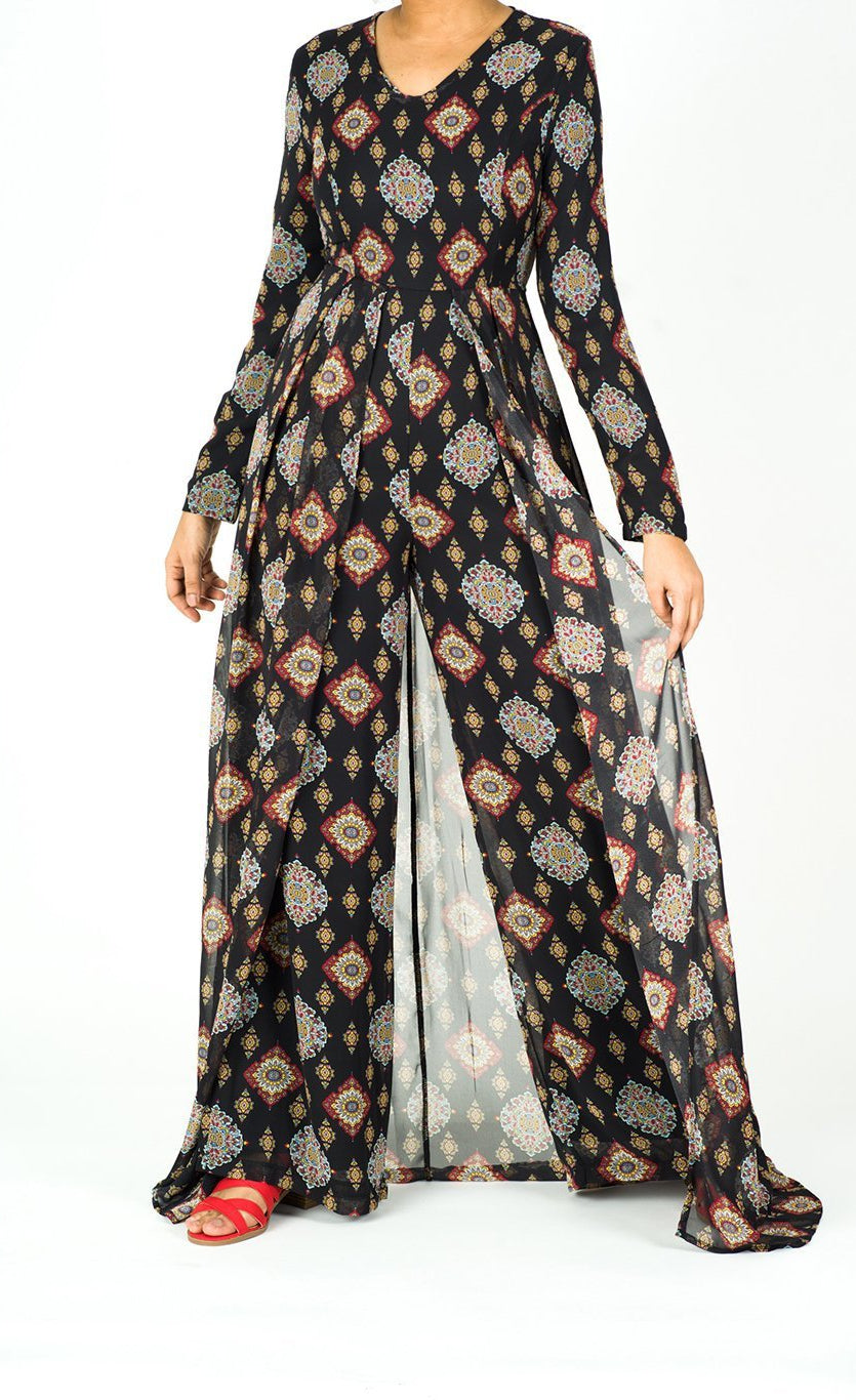 Zenovia long sleeve playsuit Kabayare