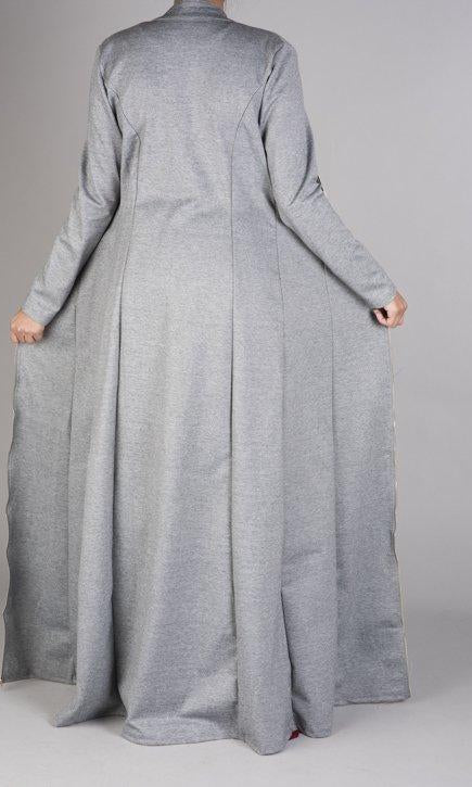 zipper maxi cardigan Kabayare