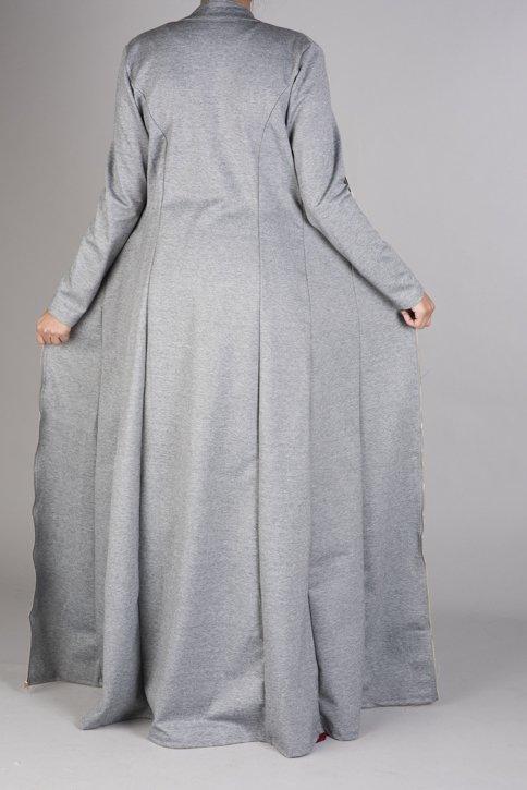 zipper maxi cardigan Kabayare