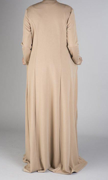 zipper maxi cardigan Kabayare