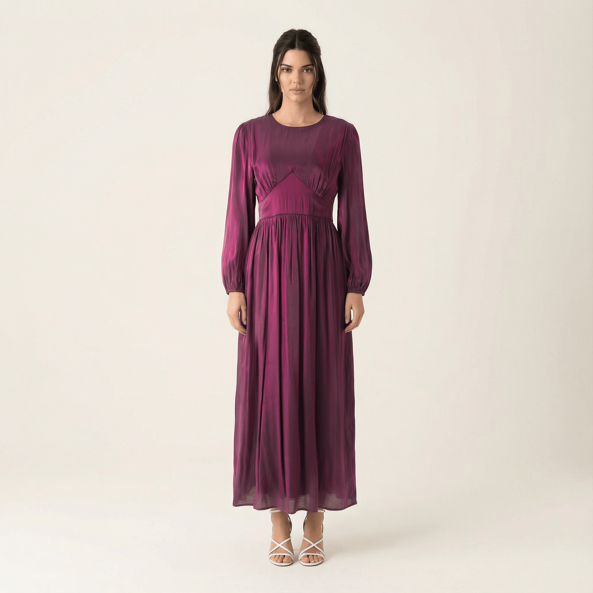 long sleeve maxi summer dresses Designer Long Dresses With Sleeves main image 0