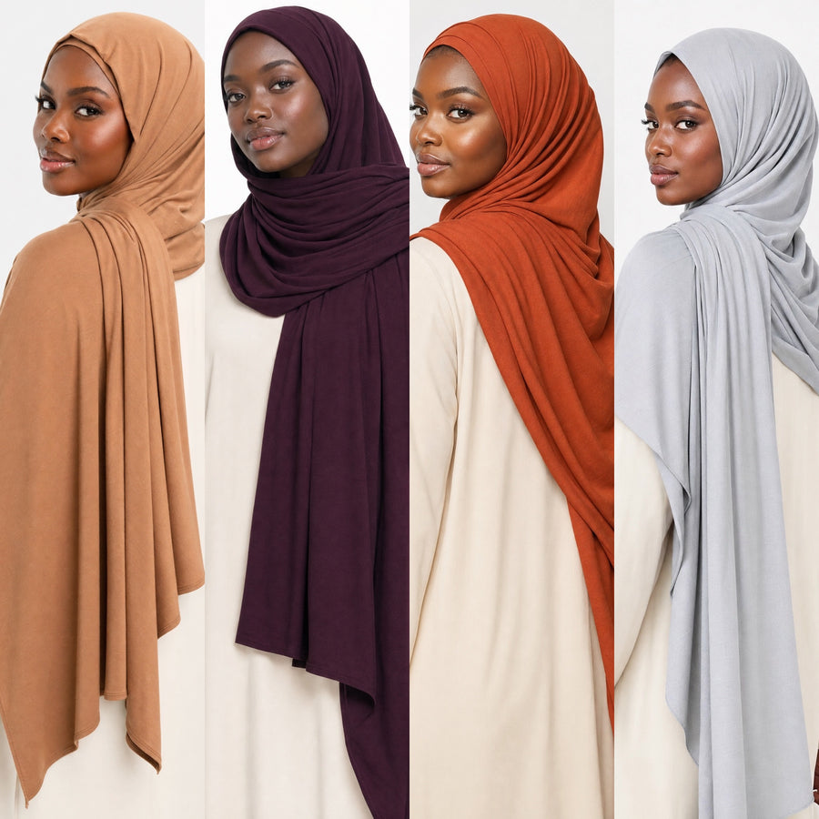 Super soft jersey Hijabs 