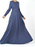 A-line Modest Maxi Dress Kabayare