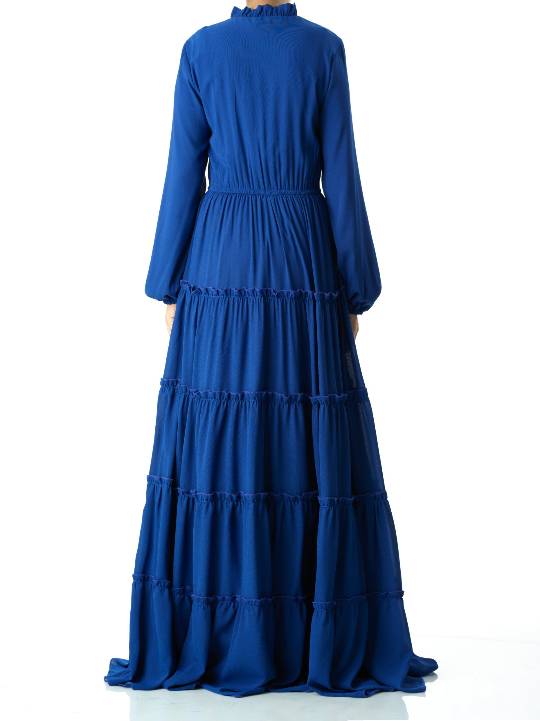 Anitta tiered chiffon maxi dress