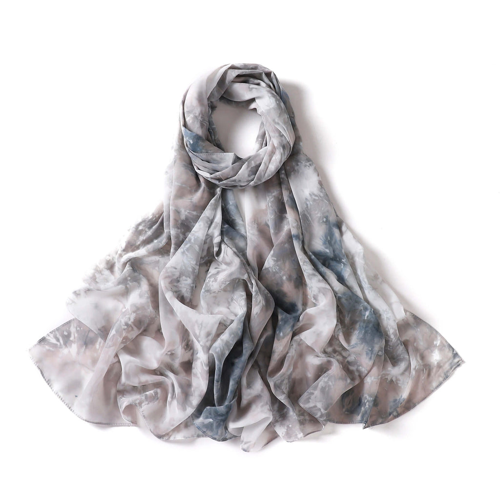 beautiful chiffon Tie Dye Chiffon hijab Kabayare