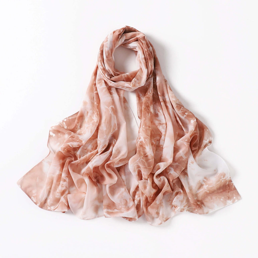 beautiful chiffon Tie Dye Chiffon hijab Kabayare