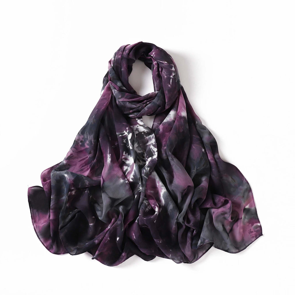 Beautiful chiffon Tie Dye Chiffon hijab Kabayare