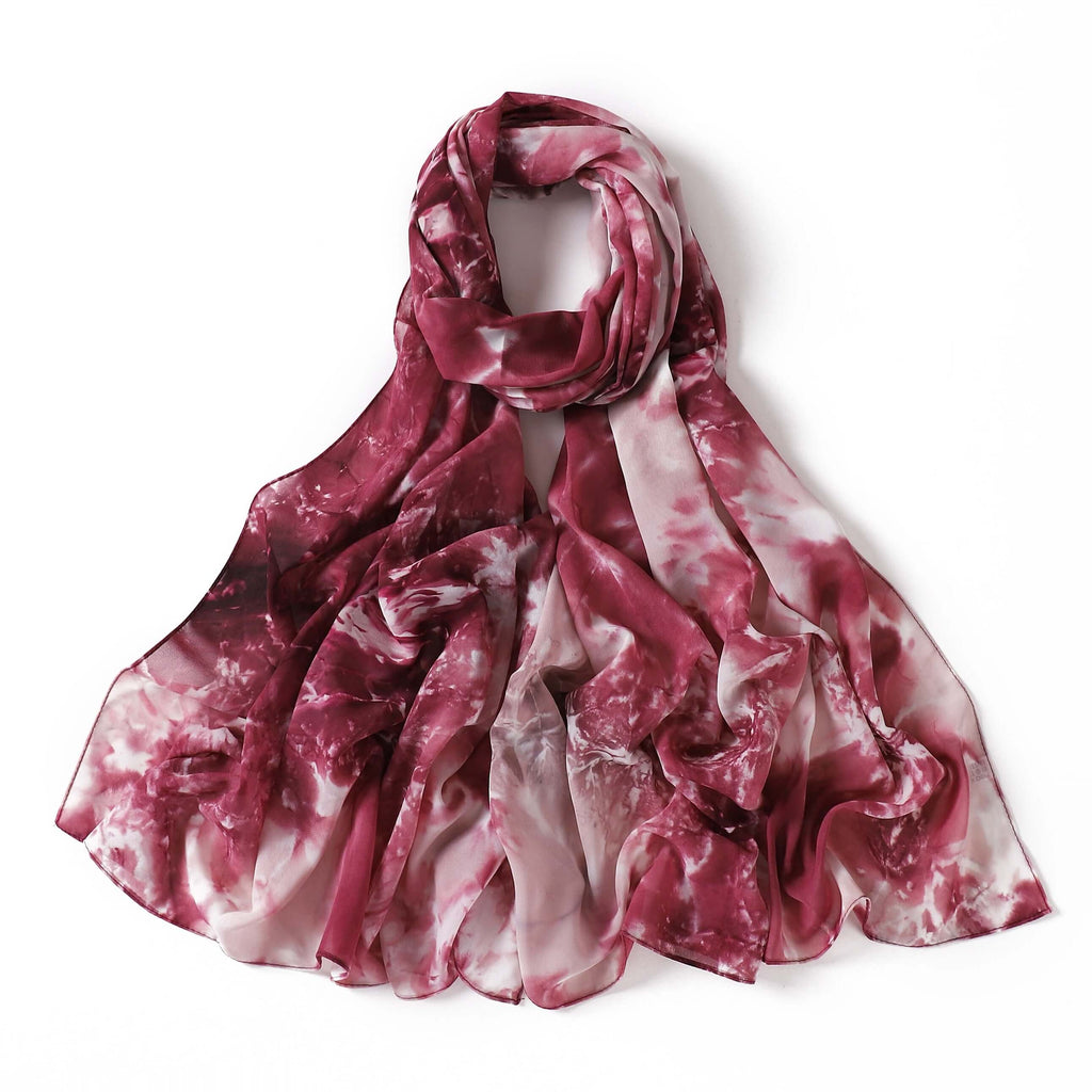 Beautiful chiffon Tie Dye Chiffon hijab Kabayare