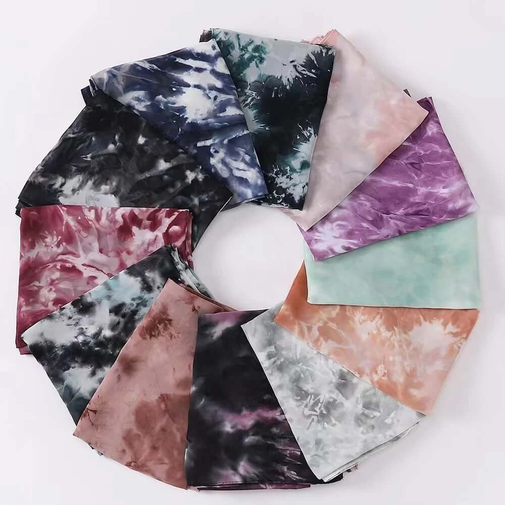 Beautiful Tie Dye Chiffon hijab Kabayare