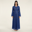 Bella Bell Sleeve lace Maxi dress Kabayare