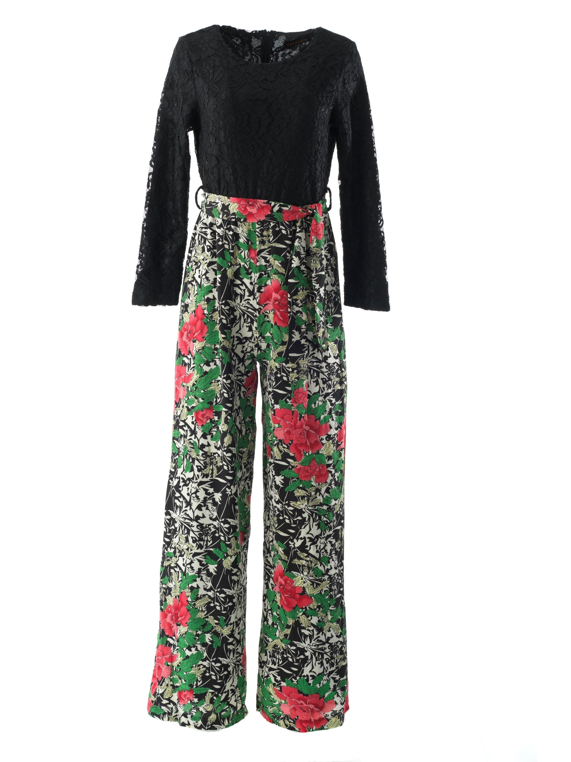 Black floral  jumpsuits Kabayare