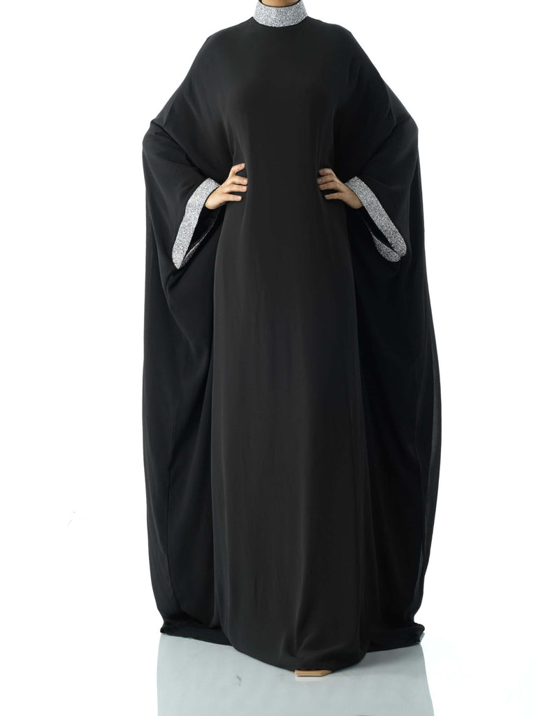 Black luxurious kaftan dress Kabayare