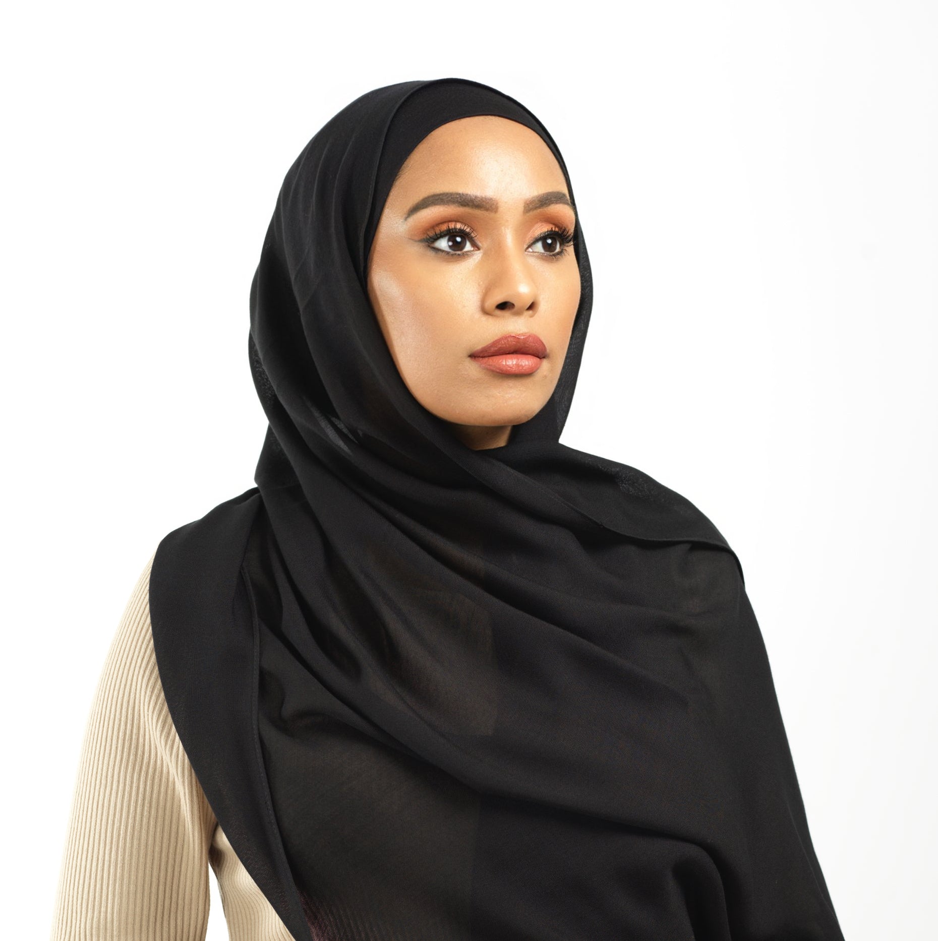 Black Modal hijab Kabayare