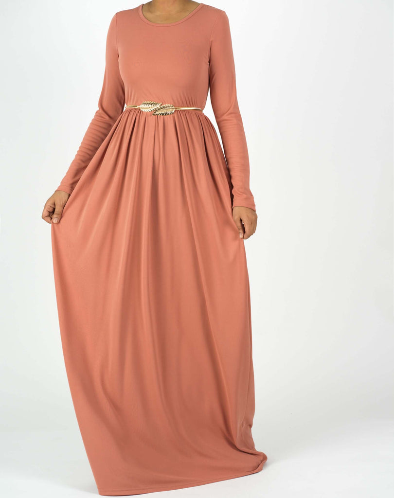 Blush Original Milk Silk Maxi Dress Kabayare