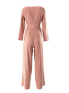 Blush stripes RUFFLES MODEST JUMPSUIT Kabayare