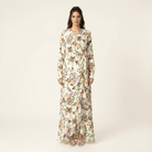 Dalila floral print wrapped maxi dress Kabayare