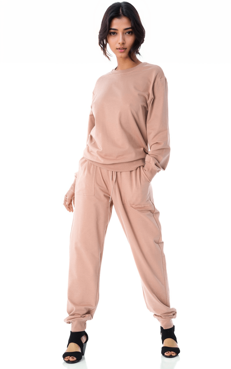 deep lotus Pullover Sweatshirt matching set Kabayare
