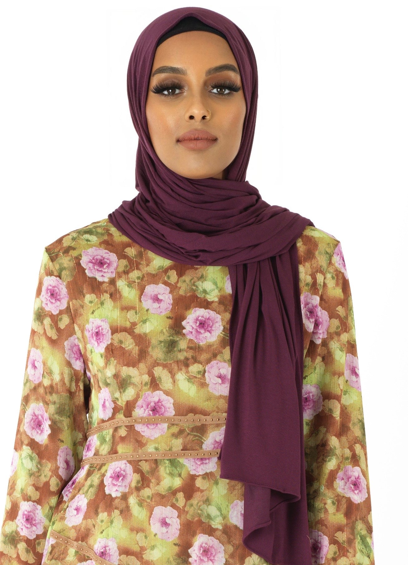 Eggplants Premium jersey hijab Kabayare