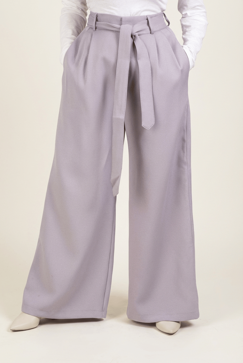 Gray Lilac modest trousers Kabayare