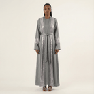 Gray Pretty Malika sequin satin Kabayare