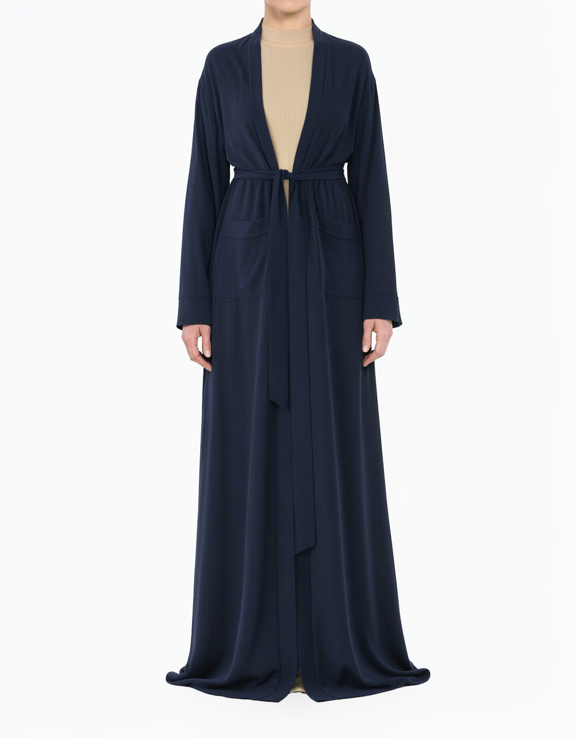 Navy Abaya set Modern Sophisticated