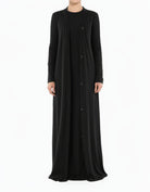 Black Classy and graceful matching set modest dress