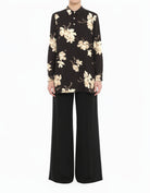 Black Floral Tunic Modest top